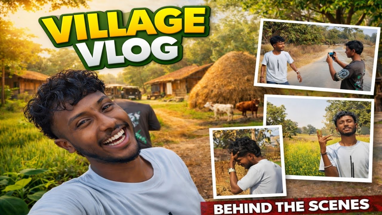 📍Gaon Ka Vlog 😍 | Reel Shoot Behind The Scenes😁| Desi Vibes
