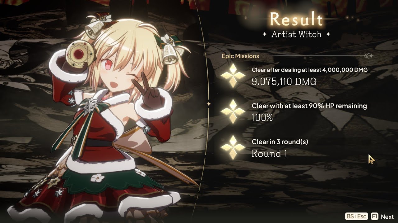 Madoka Magica Magia Exedra - Artist Witch [Chaos] ⭐️⭐️⭐️(1 Round)