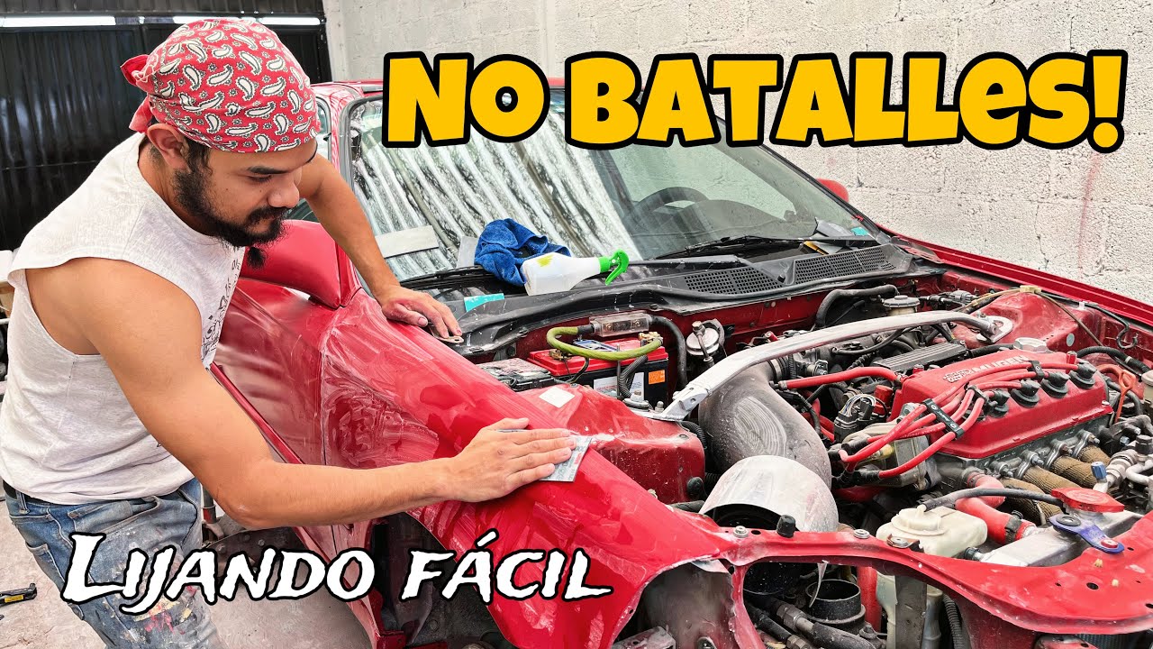Como LIJAR para PULIR no batalles al lijar un coche recién pintado!