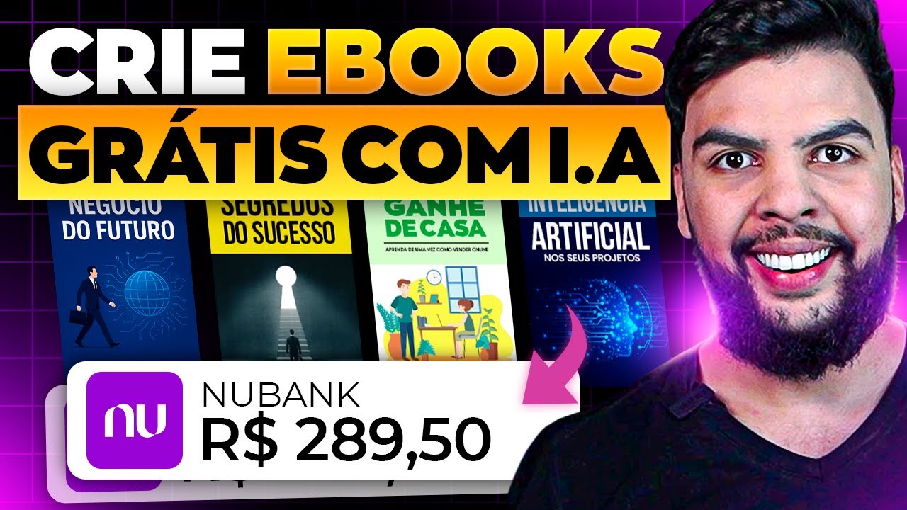 NOVA IA: Como Criar eBook com Intelig&ecirc;ncia Artificial (Gr&aacute;tis e Pronto pra Monetizar)