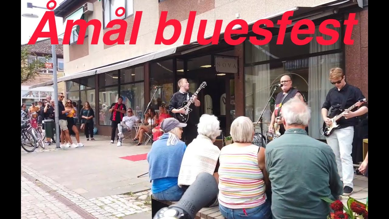 Bluesfest Åmål 2024 på stan Åmåls bluesfetival 11 Juli 2024
