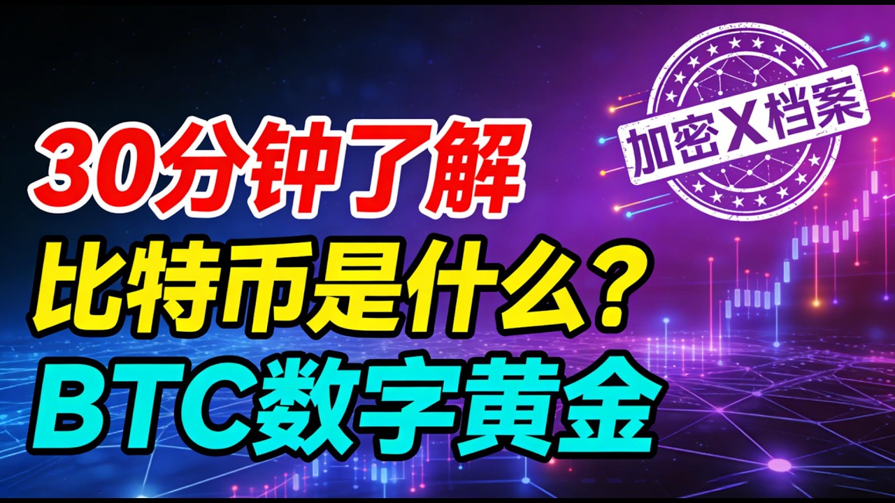 【30分钟了解比特币】比特币 17 年！BTC数字黄金！中本聪是谁？去中心化金融！国家战略储备代币