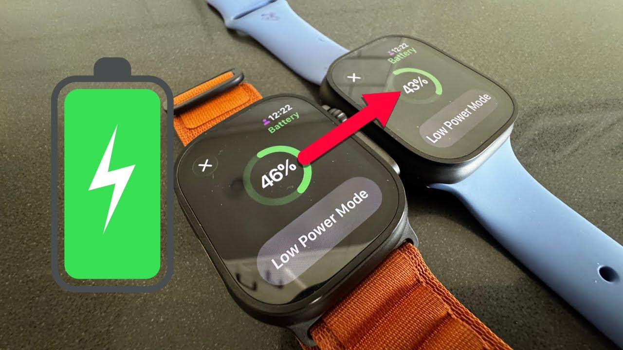 Тест батареи Apple Watch Ultra 2 против 3