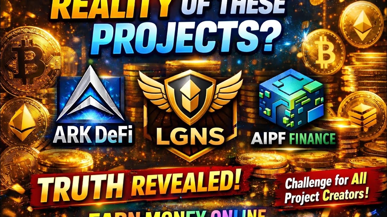 LGNS vs AIPF vs ARK DeFi 🔥 Honest Review | Which Project is Safe?