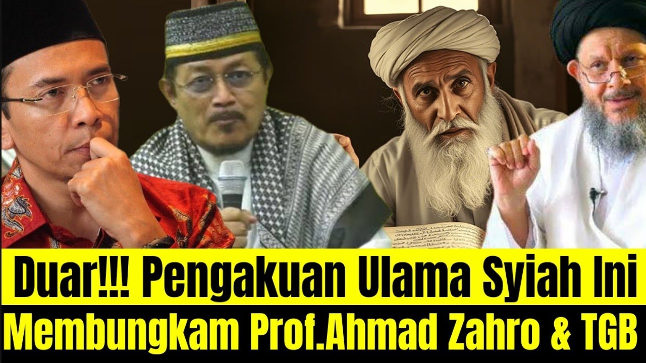 Pengakuan Ulama Syiah Menjadi Sejata mematikan Bagi Prof.Ahmad Zahro Dan TGB!!