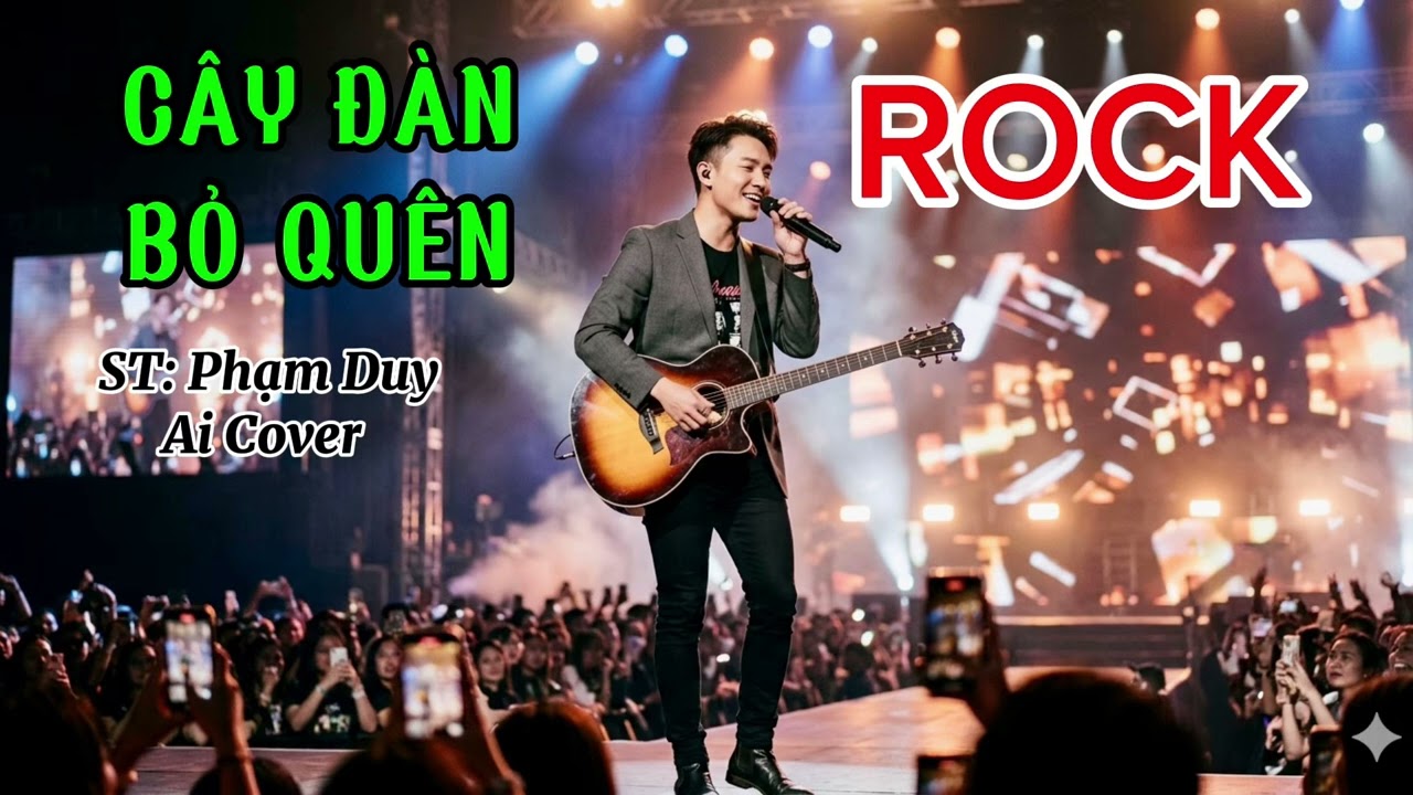 CÂY ĐÀN BỎ QUÊN. ST: Phạm Duy. Ai Cover Rock @NHẠCNHẸ25 