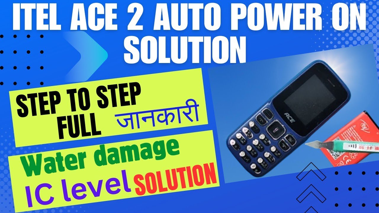 ITEL Ace 2 Auto Power On Problem Solution | ITEL Ace 2 Automatic Switch On Problem | Ace 2 auto on