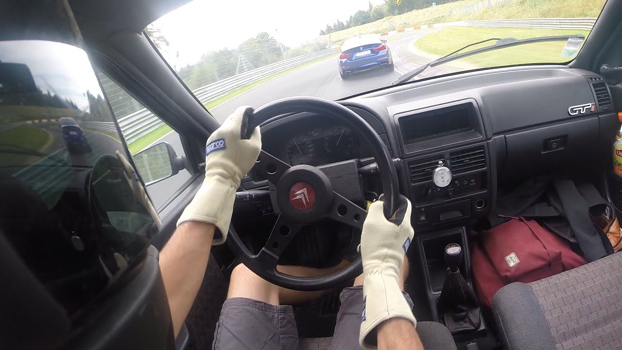 Citroën Ax GTi on the Nordschleife 15.08.21 NEW LAP RECORD 9min37 BTG  Chasing BMW M4