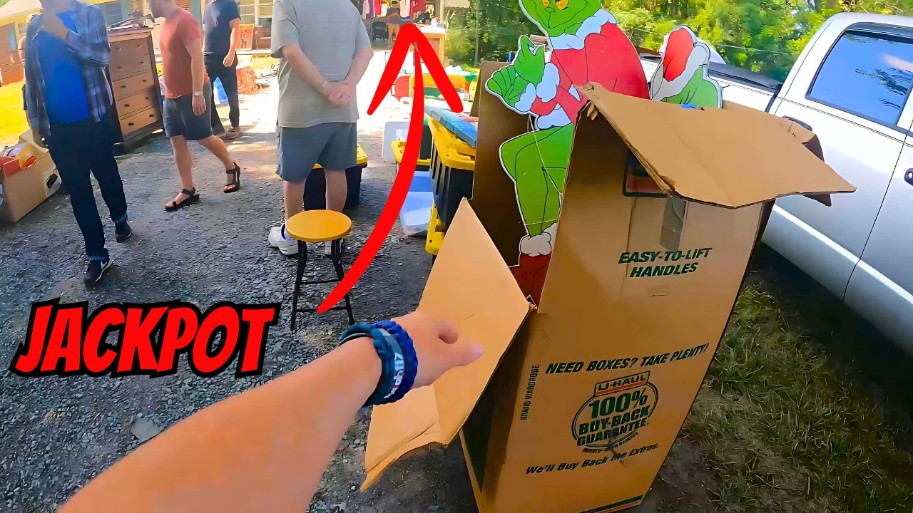 THIS SEEMED LIKE AN ORDINARY GARAGE SALE UNTIL IT DIDN'T