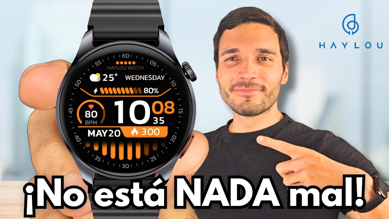 Haylou Watch 4S 🔥 ¡GPS Integrado, Pantalla TOP y un Diseño Muy Cuidado!