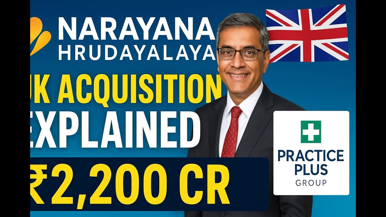 Narayana Hrudayalaya&rsquo;s Bold UK Move! ₹2,200 Cr Acquisition of Practice Plus Group UK Acquisition