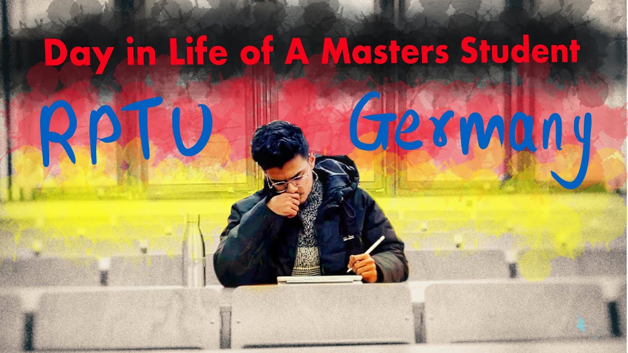 A Day In Life of a Masters student in RPTU Germany | Study with me | ep1