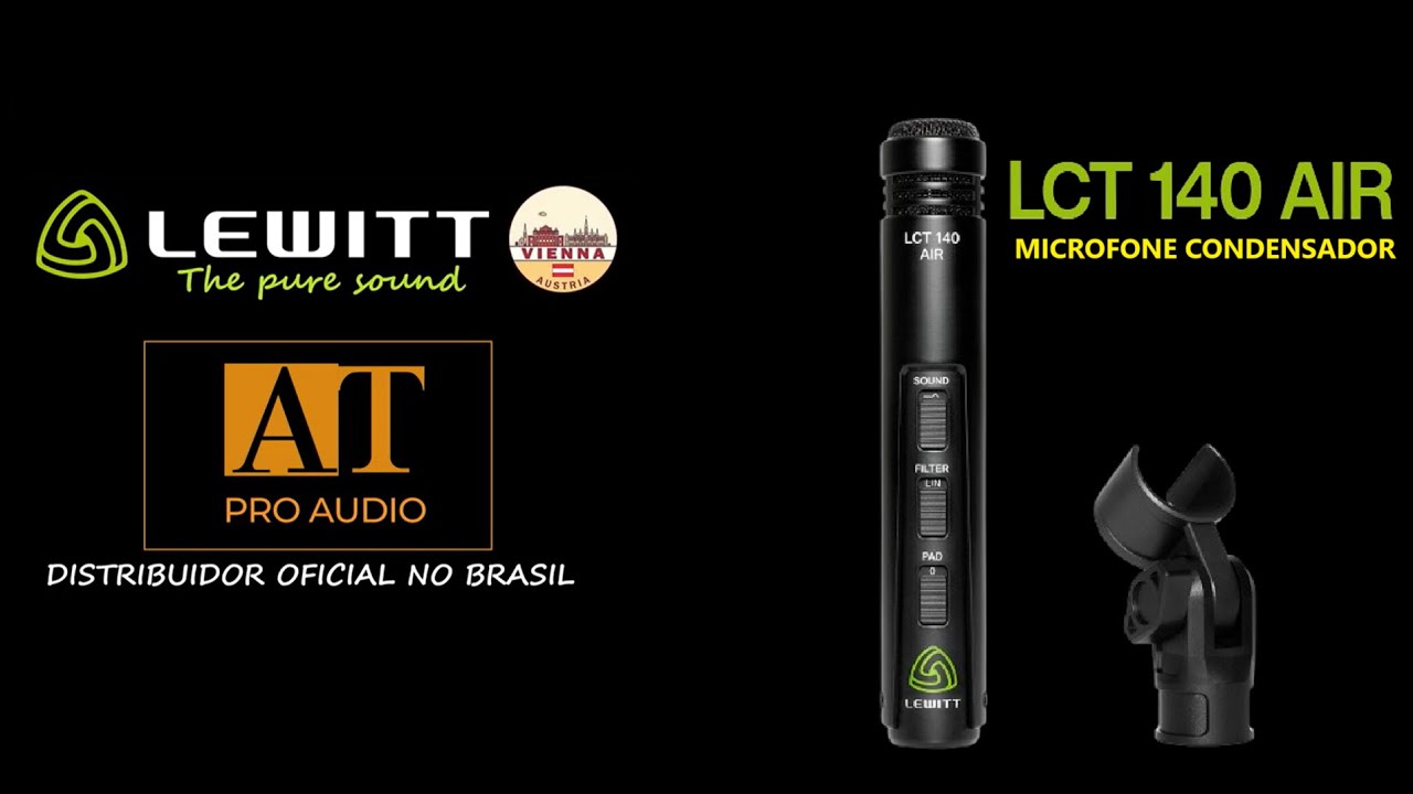 LEWITT LCT 140 AIR MICROFONE CONDENSADOR - AT PROAUDIO BRASIL