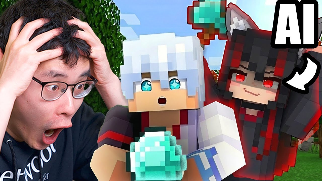 Minecraft, But My Teammate is AI