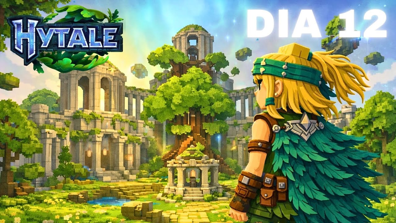 DIA 12: Voltando ao TEMPLO ESQUECIDO! | Hytale