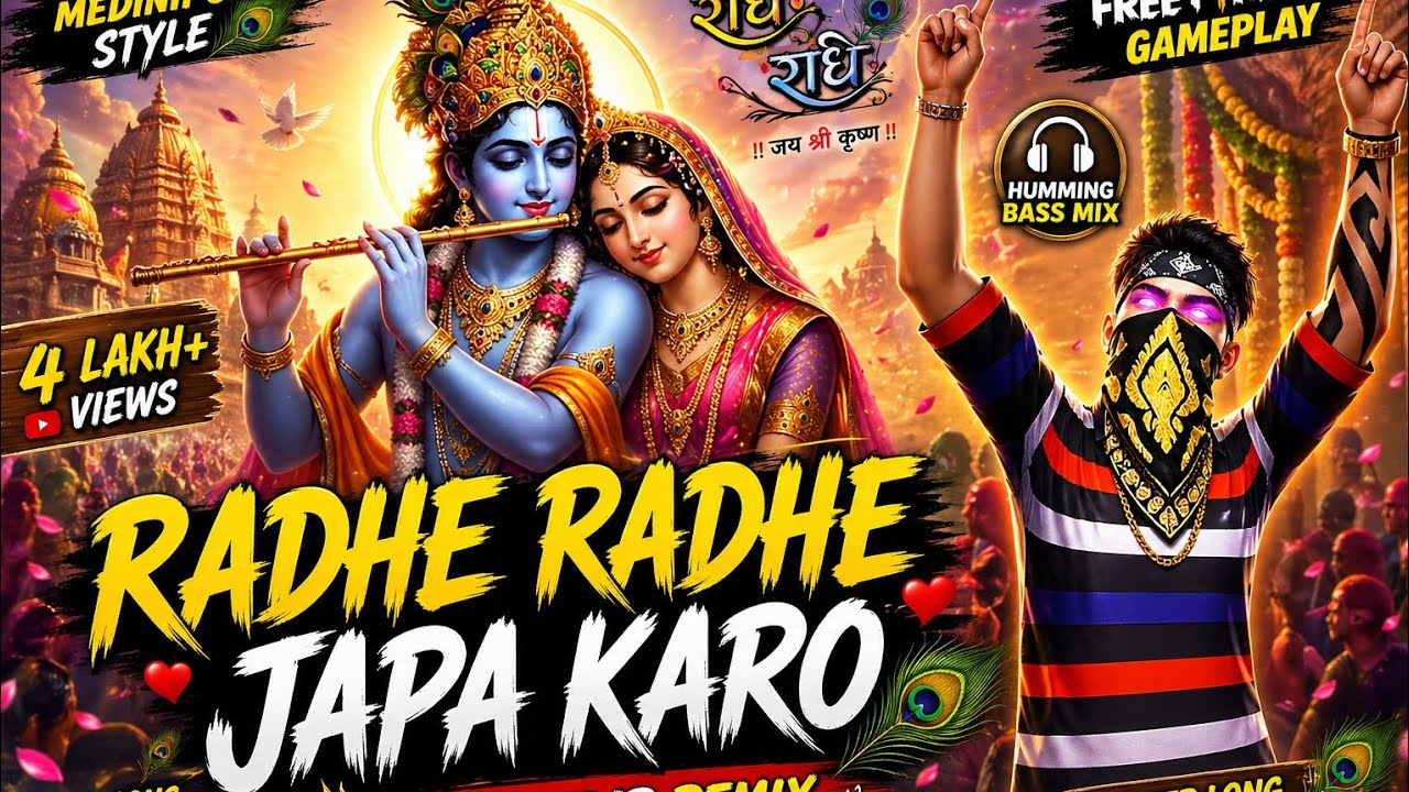Radhe Radhe Japa Karo Dj😱 | রাধে রাধে জাপা করো | Dj Sudip Remix |medinipur style🔥|humming bass |