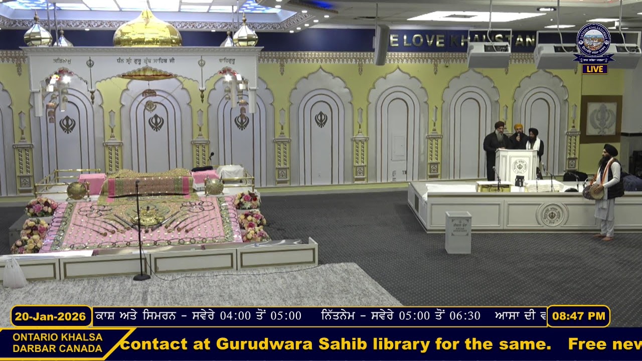 Live From Gurudwara Ontario Khalsa Darbar