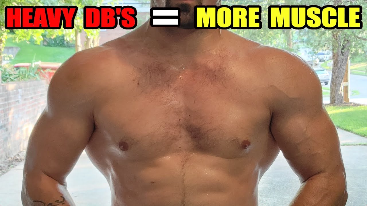 Low Rep Dumbbell Work is SUPER UNDERRATED (Golden Tidbit to Lift HEAVIER INSTANTLY!)