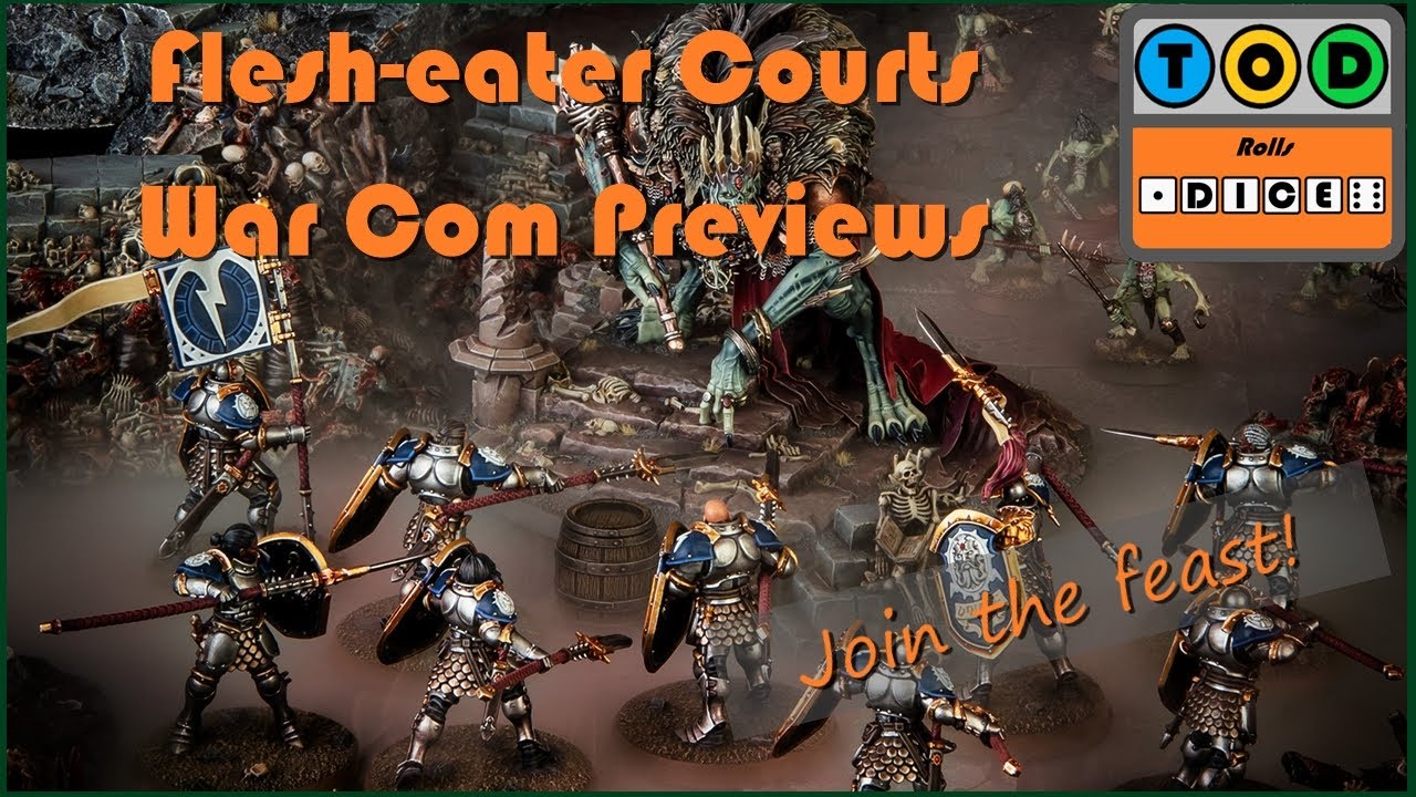 Warhammer Age of Sigmar - Flesh-eater Courts War Com Previews - Army Rule & More | Tod Rolls Dice