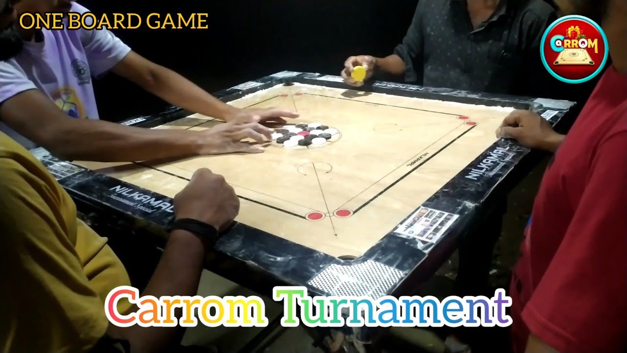 Carrom Match New 2025 One Board  Game Over  Turnament Carrom Match
