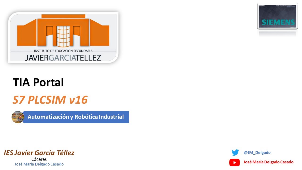 TIA PORTAL PLCSIM v16