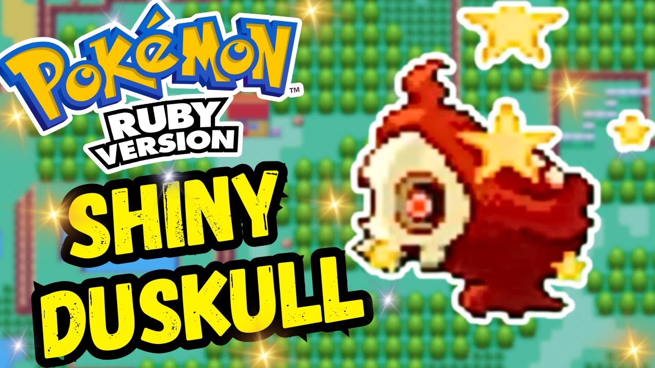 INCREDIBLY FAST FULL ODDS SHINY DUSKULL IN POKEMON RUBY!!! UNDER ODDS!!