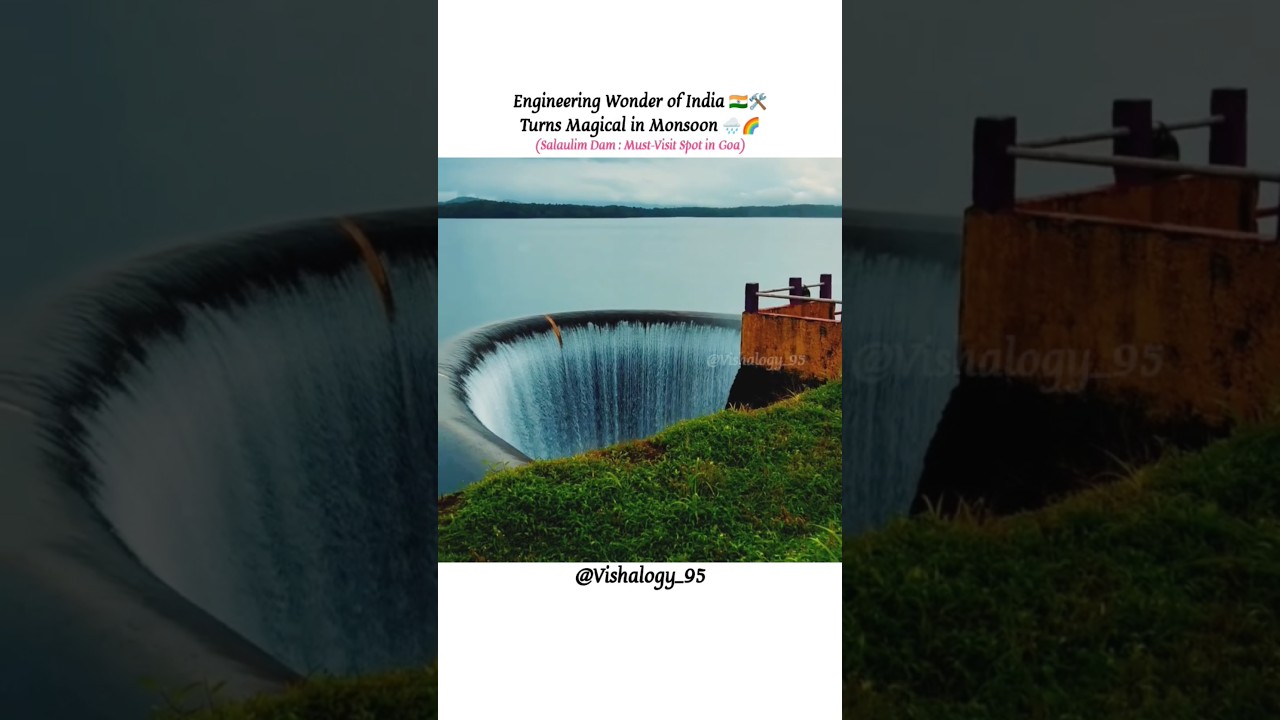 Salaulim Dam, Goa #vishalogy_95 #goa #salaulimdam #nature #india #monsoon #dam #incredibleindia