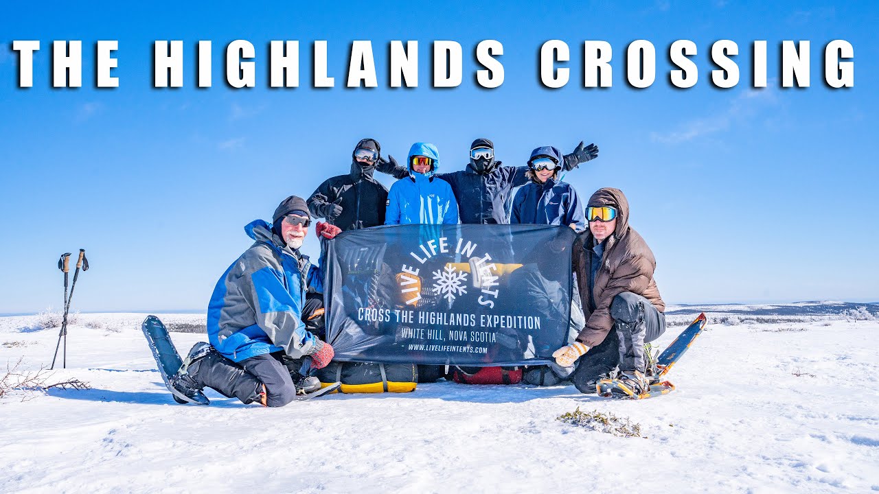 Snowshoeing Across The Cape Breton Highlands!!! 60KM+ WINTER CAMPING!