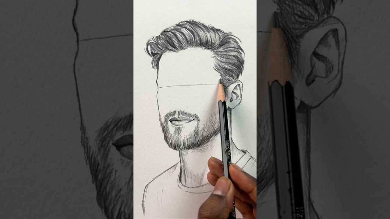This trick is so easy ❤️ try this #pencil #artworks #sketch