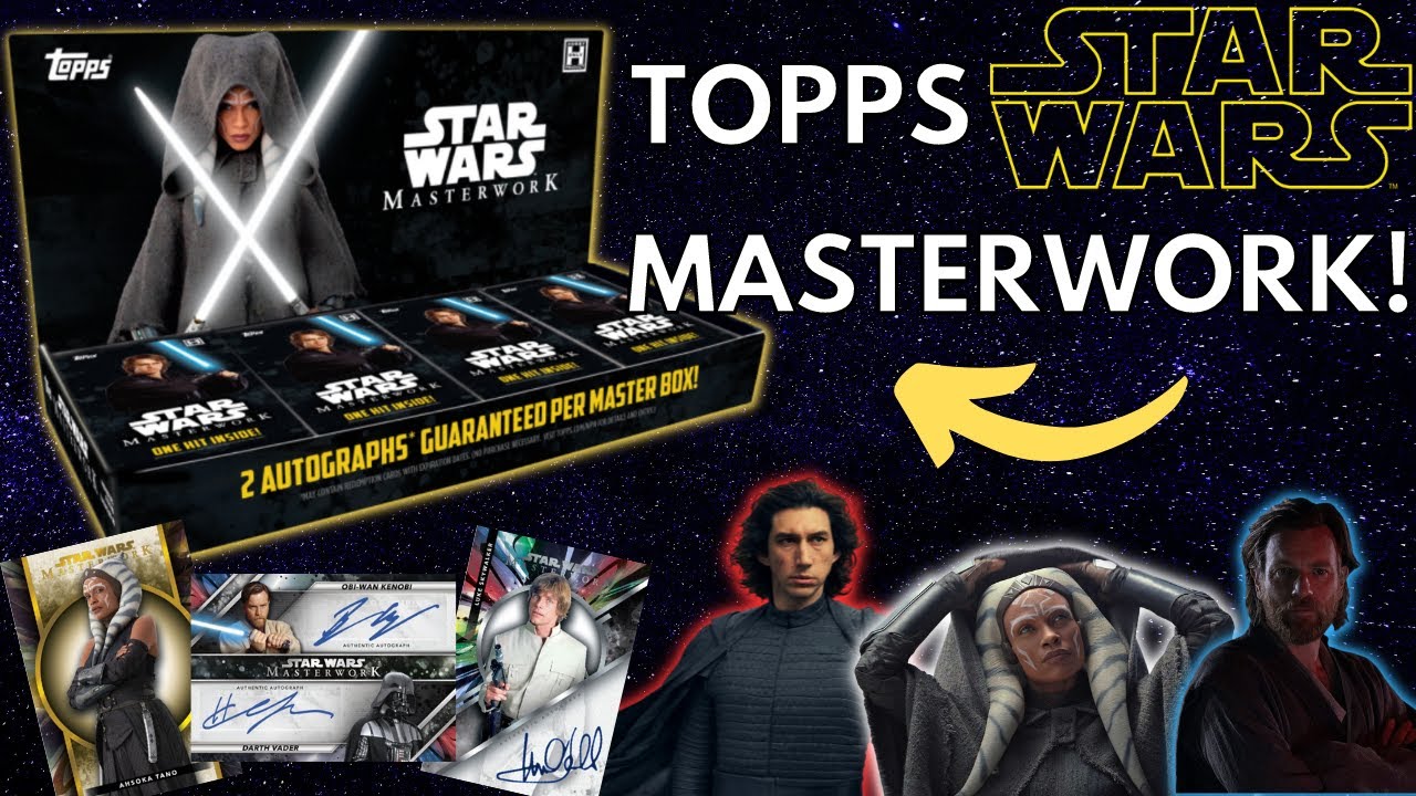 ВЫСОКОКАЧЕСТВЕННЫЙ ЗВЕЗДНЫЕ ВОЙНЫ! 2022 Topps Star Wars Masterwork Hobby Box!