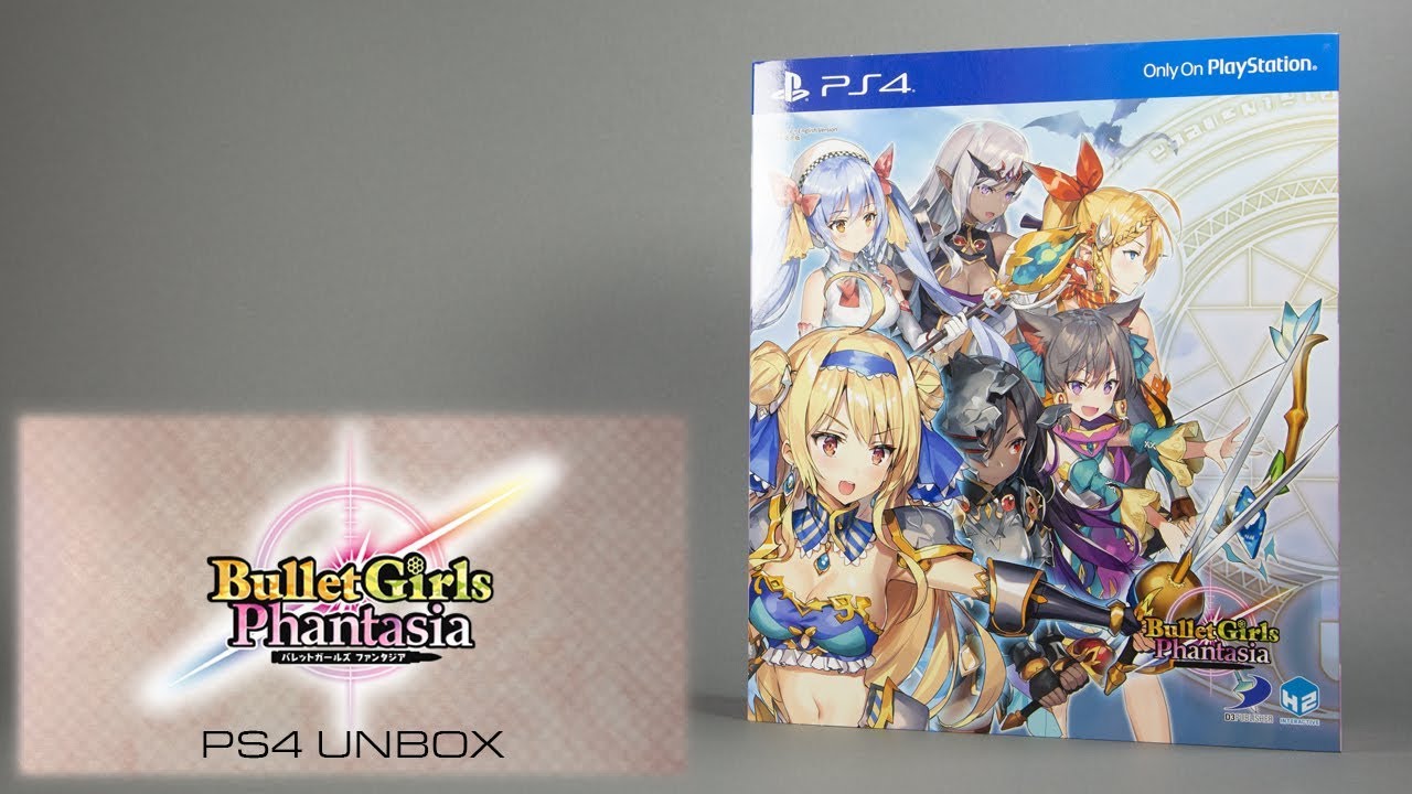 [PS4] Bullet Girls Phantasia Limited Edition unboxing