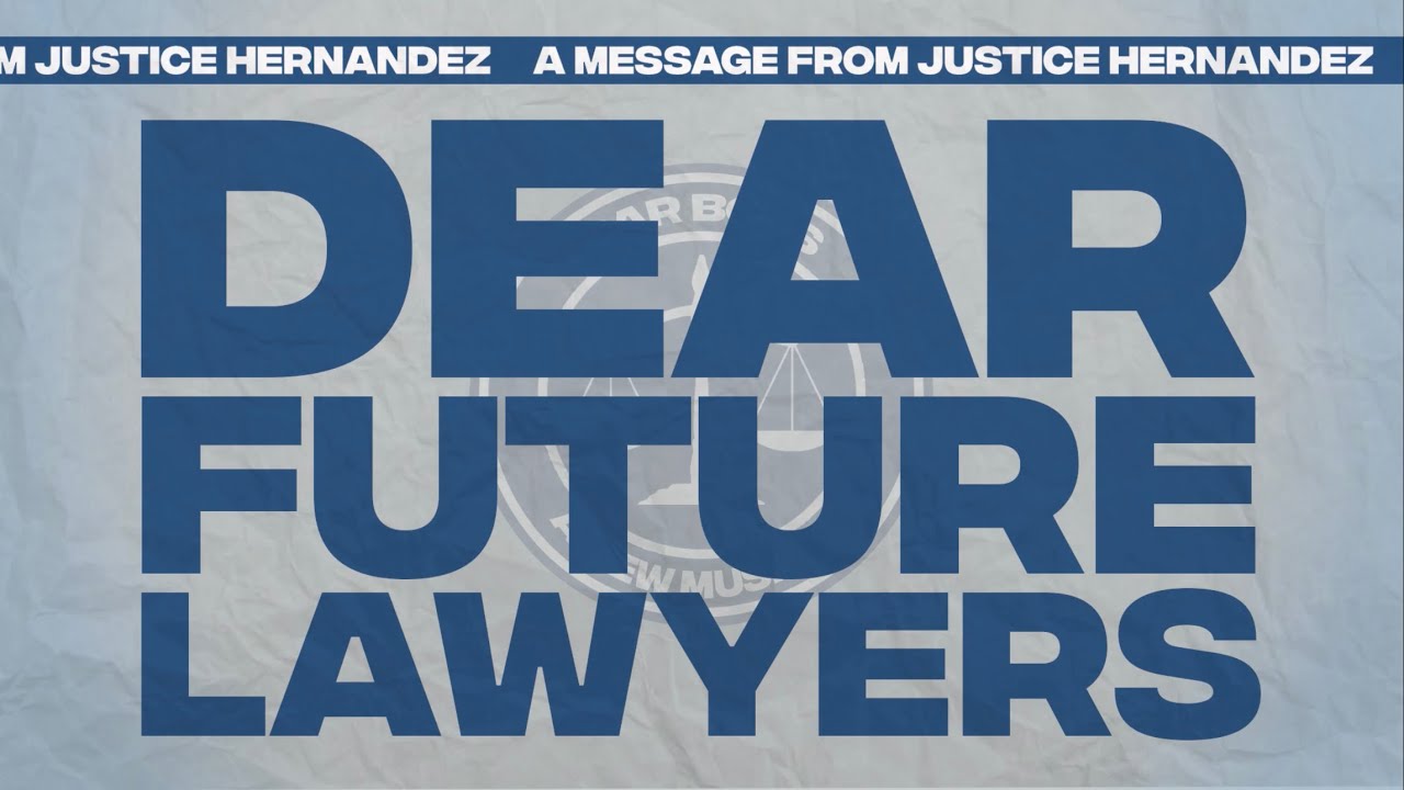 DEAR FUTURE LAWYERS (Bar Boys: A New Musical) Official Lyric Video ⚖️🩵