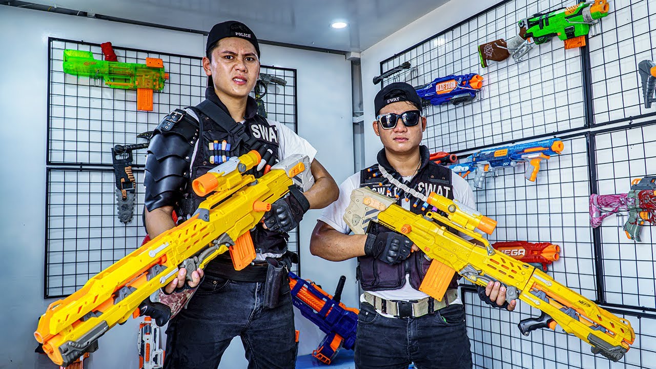 Игра LTT ​​Nerf War: Captain SEAL X Nerf Guns Fight Braum Crazy Avenge The Good Brothers