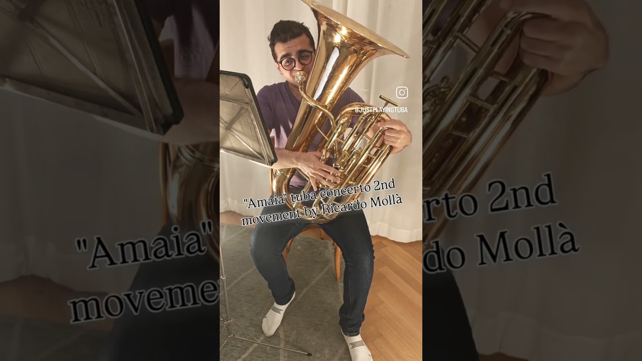 tuba concerto by Riccardo Molla! #music #tuba #musician #brassplayers #fun #concerto #amazing