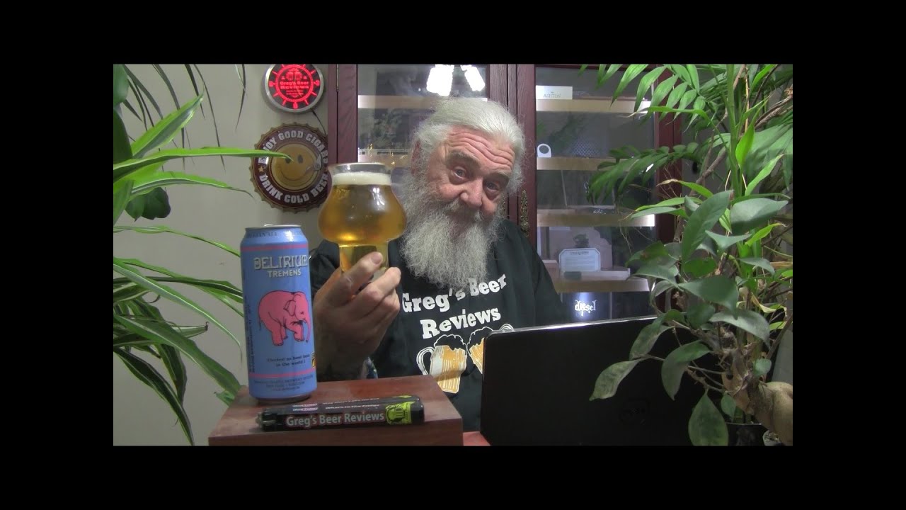 Beer Review # 4306 Brouwerij Huyghe 2021 Delirium Tremens Strong Ale - Belgian Pale