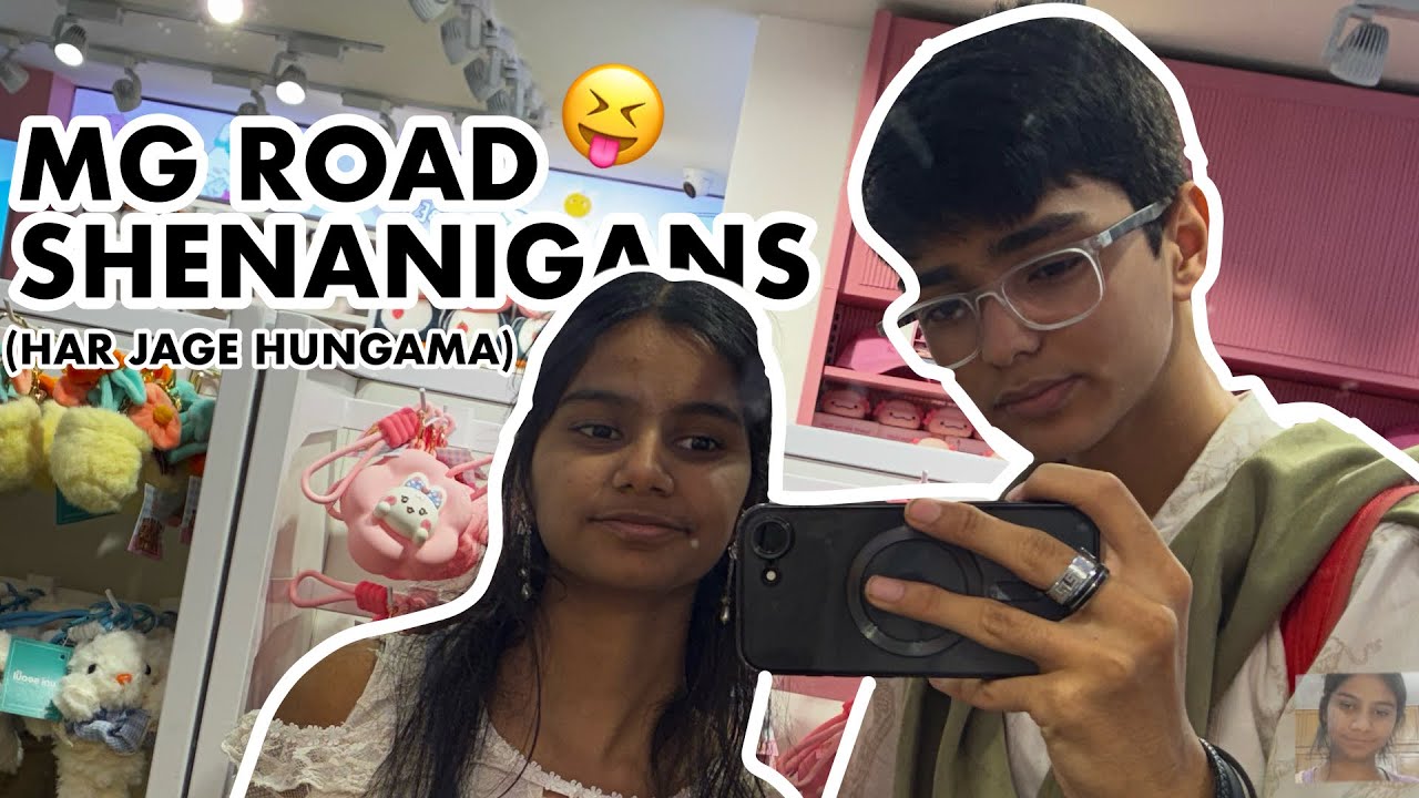 FIRST VLOG AT MG ROAD! (chaotic) 😝 | prettyish 💀😭🙏