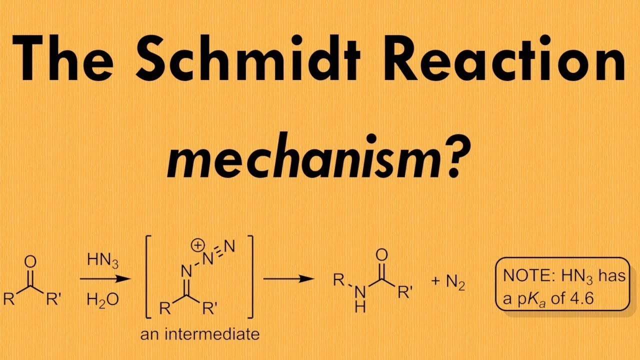 Schmidt Reaction - Schmidt rearrangement mechanism