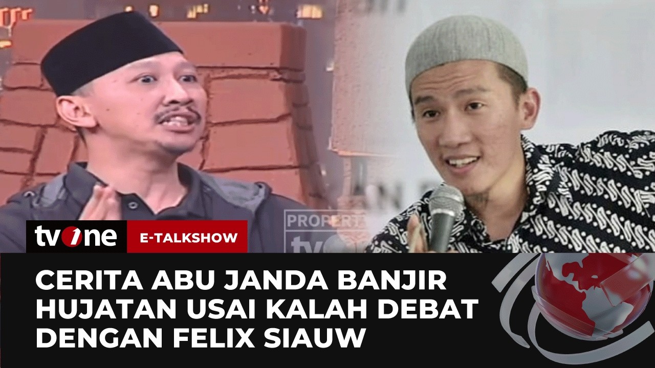 Diskakmat Ustaz Felix di ILC, Abu Janda Banjir Hujatan | E-Talkshow tvOne