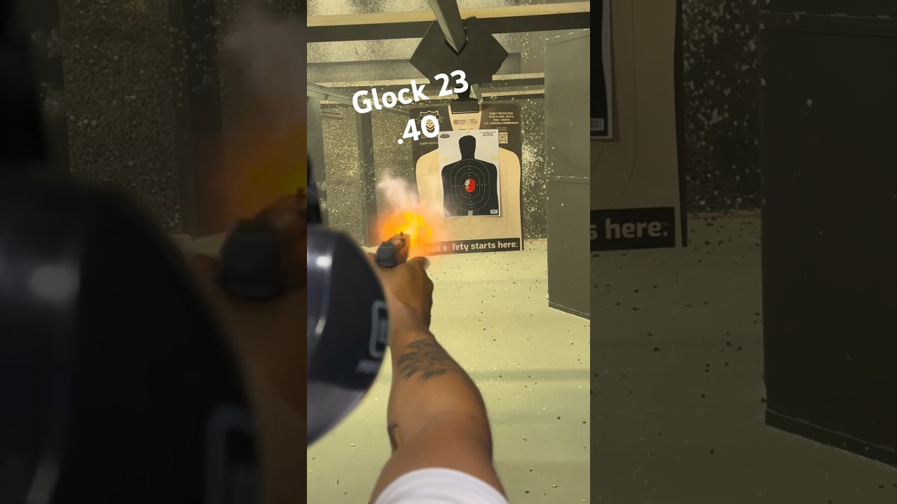 GLOCK 23 .40 Caliber, Stopping Power For EDC ! #edc #selfdefense #teamglock #glockinc #shorts #gun