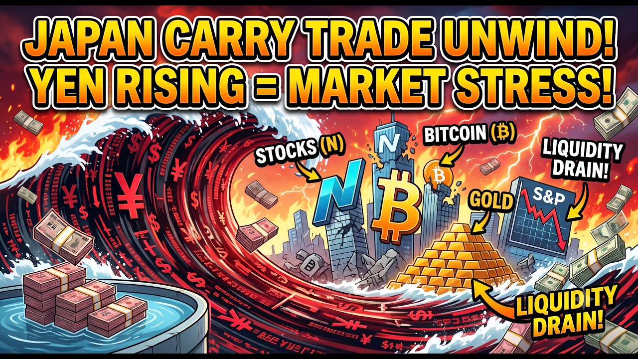 Japan Carry Trade Explained: Why the Yen Matters for Stocks, Gold and Bitcoin