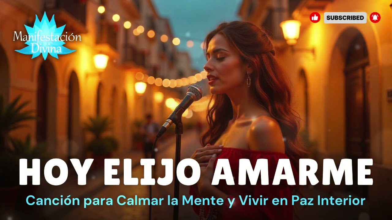 ✨🌷 HOY ELIJO AMARME 💖 Canción Sanadora para Calmar la Mente y Vivir en Paz Interior 🌈  Manifestación
