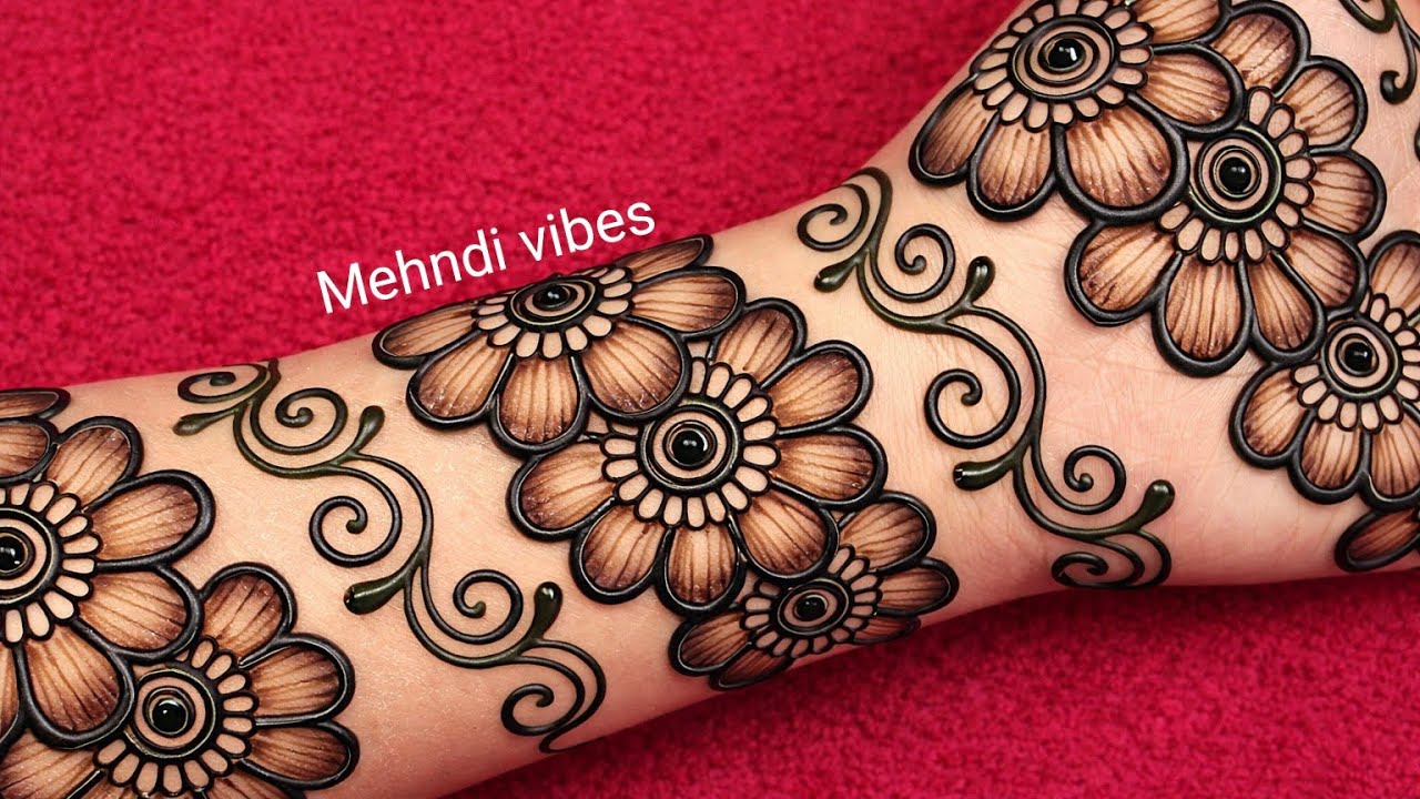 Very beautiful stylish shaded mehndi design | shaded mehndi design | Arabic mehndi design | Mehndi.