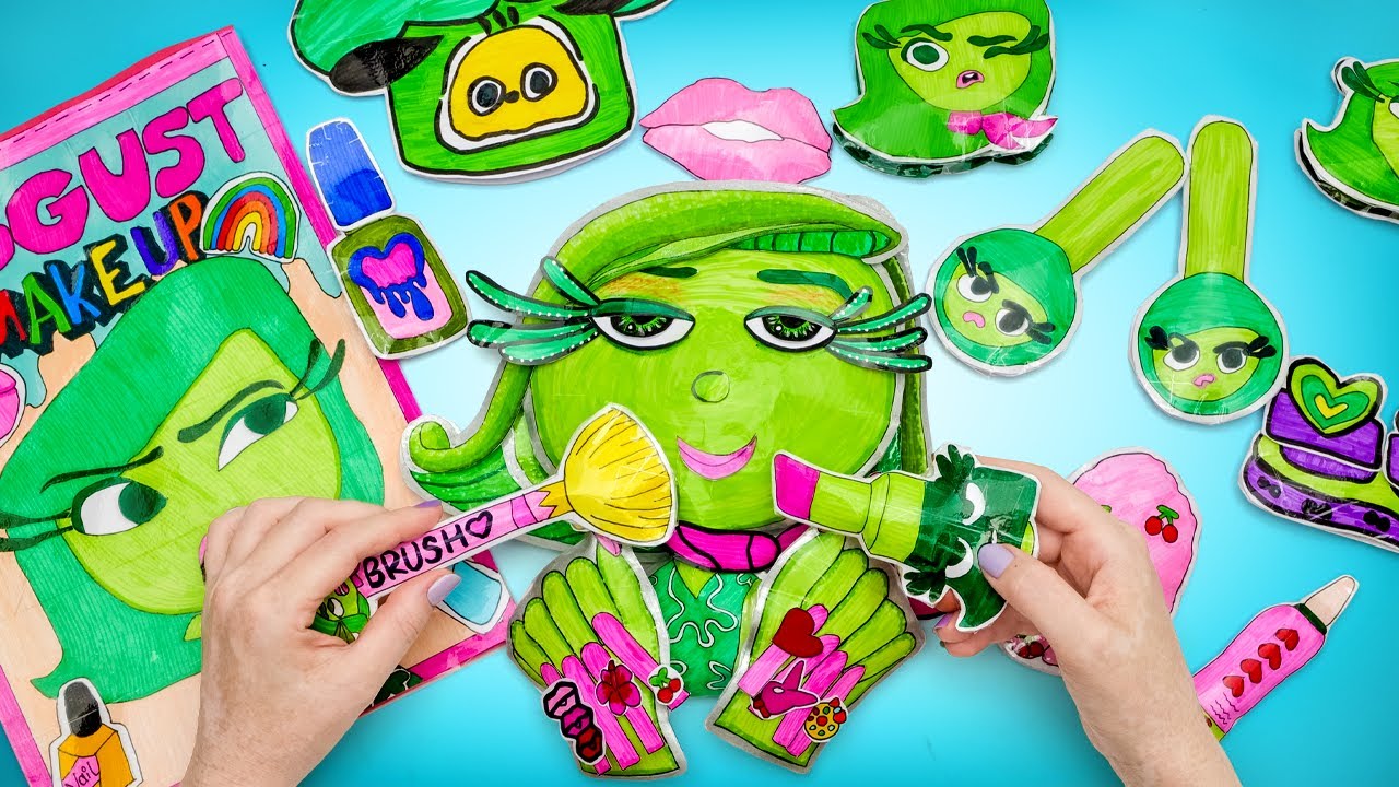 Can We Turn Disgust Into Glam✨? Fun Inside Out Craft Adventure with Slick Slime Sam's Maker World