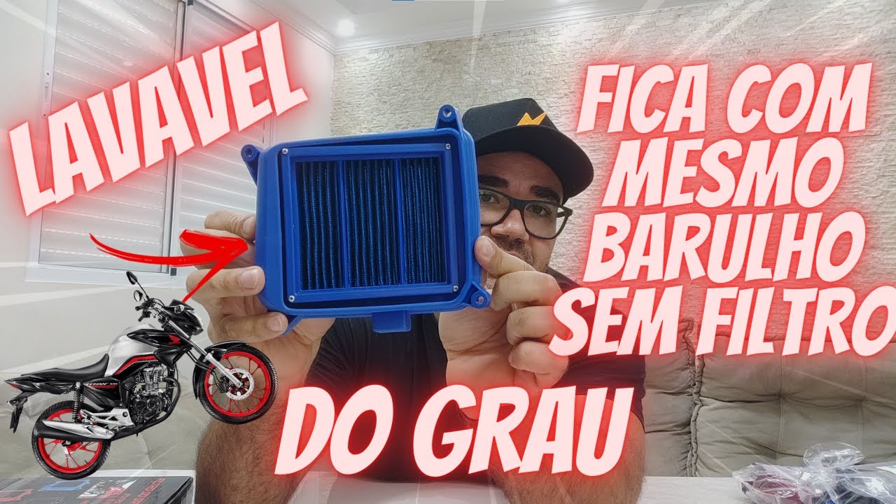 FILTRO DE AR DO GRAU ESPORTIVO LAVAVEL PARA 160 VALE A PENA?