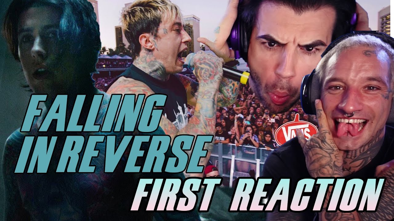 Rock Band Mates React to Falling in Reverse Popular Monster & Losing My Life LIVE