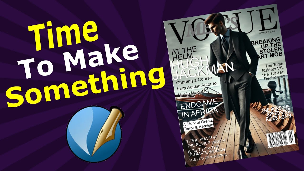 I Recreated a Vogue Cover and Trifold Brochure Using Scribus (Free Design Software)
