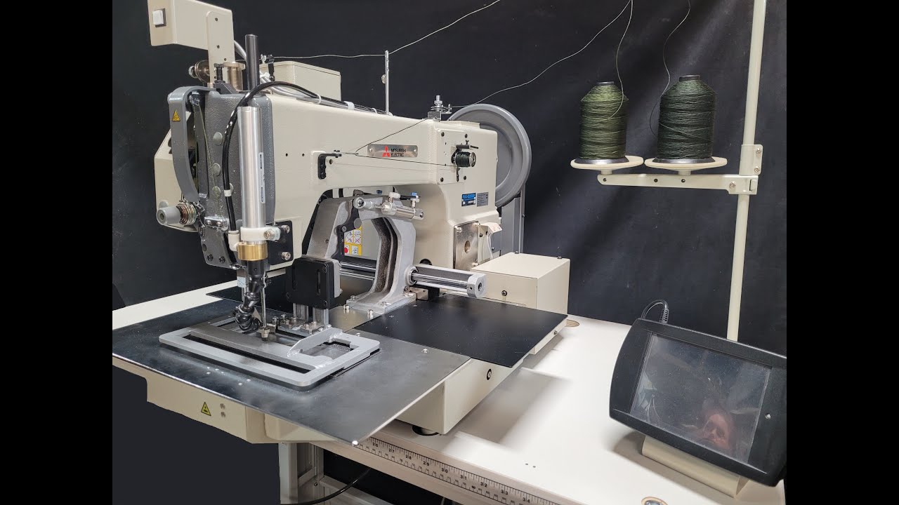 MITSUBISHI PLK-G2008H Heavy duty programable tacker sewing machine for rope and webbing