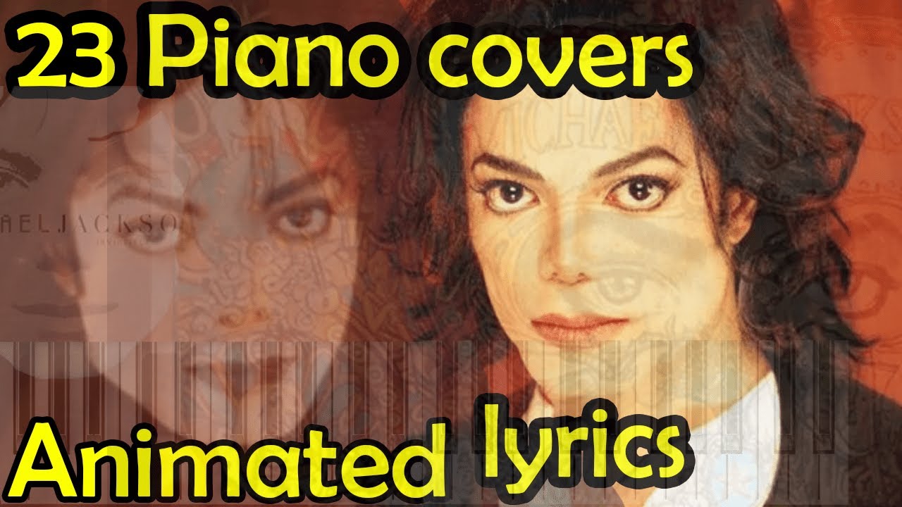 23 Michael Jackson Songs played on Piano - Live Lyric Visuals