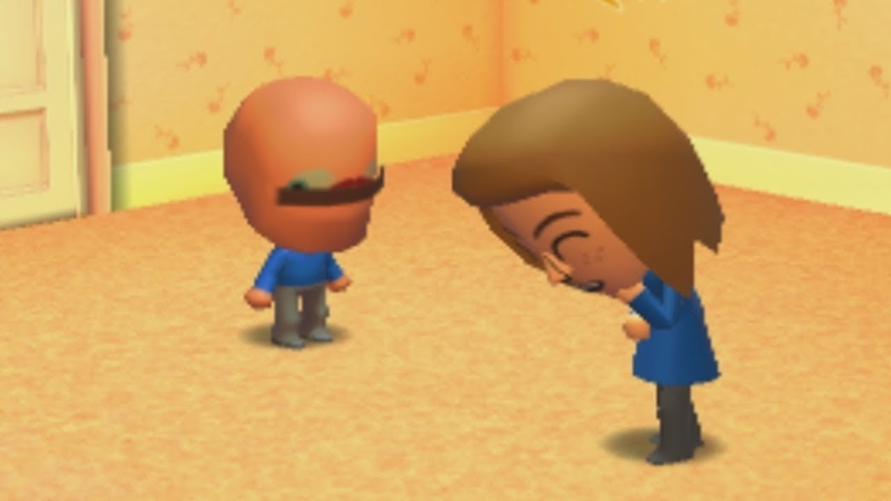 poofesure playing tomodachi life to make beef boss and abby a thing but it's in REVERSE