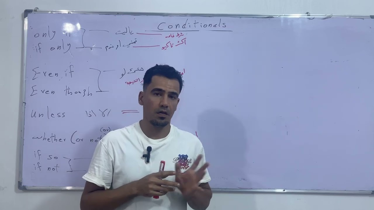 شرح الفصل ال 15 موضوع conditionals الجمل الشرطية مع حل بعض التمارين#english #النحو #اكسبلور 